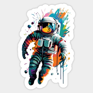 Astronaut in Space - Future Astronaut Spacesuit Sticker